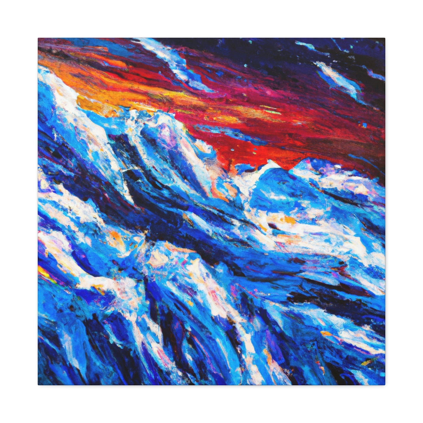 "Ocean's Mighty Embrace" - Canvas