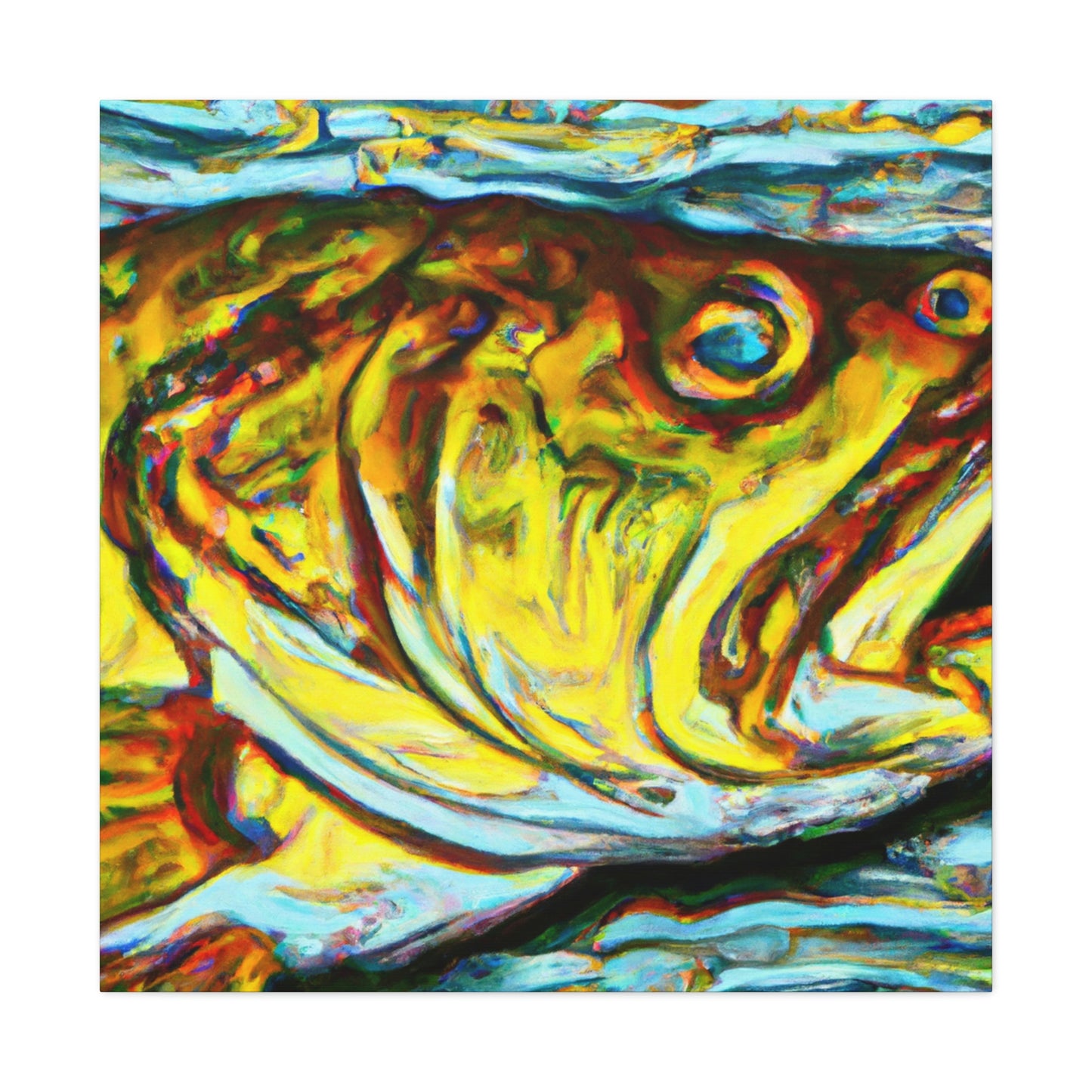 Walleye Splendor Rising - Canvas