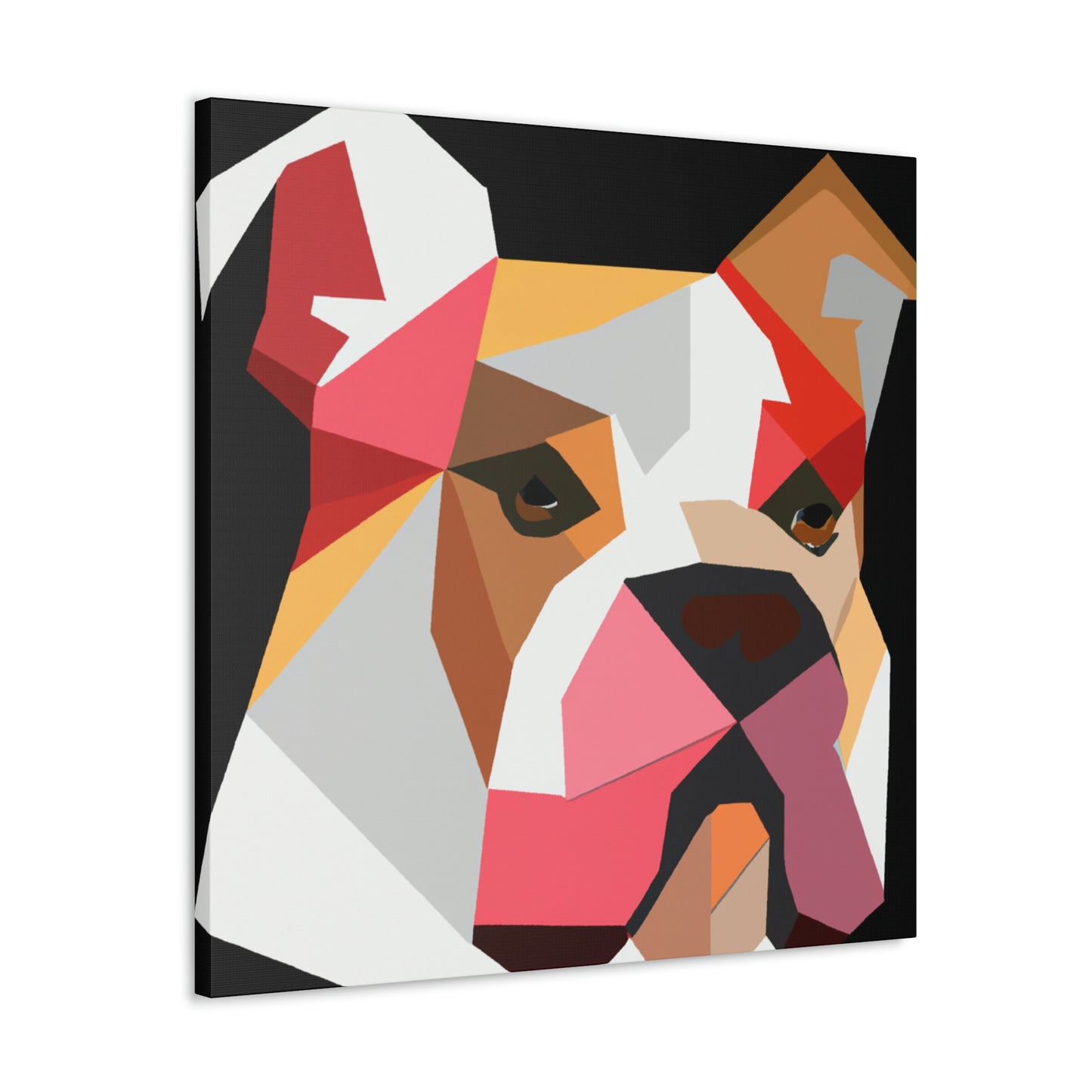 American Bulldog Minimalism - Canvas