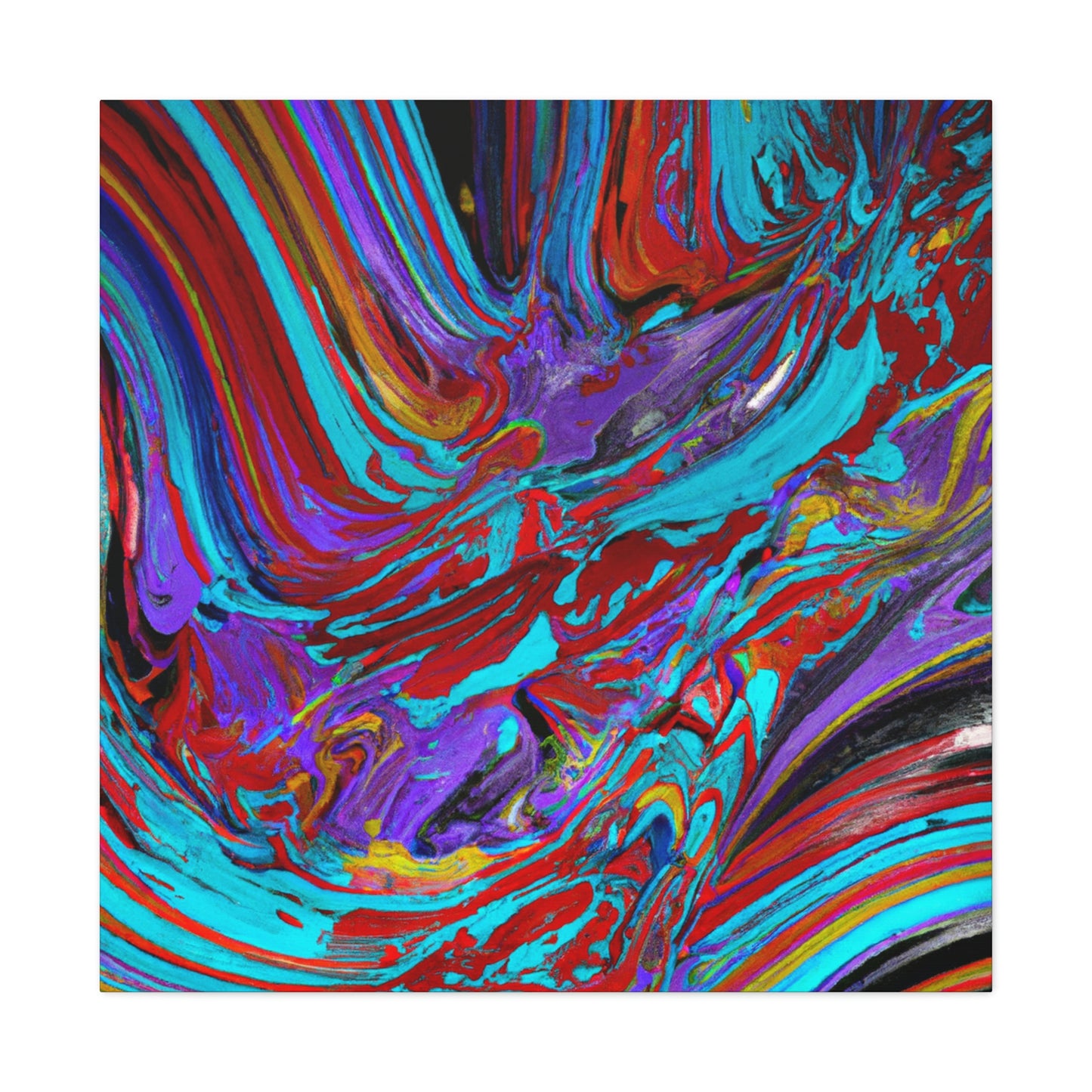 "Dynamic Flowing Melodies" - Canvas