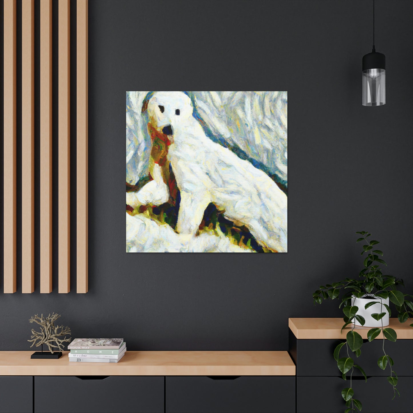 "Ermine's Majestic Splendor" - Canvas