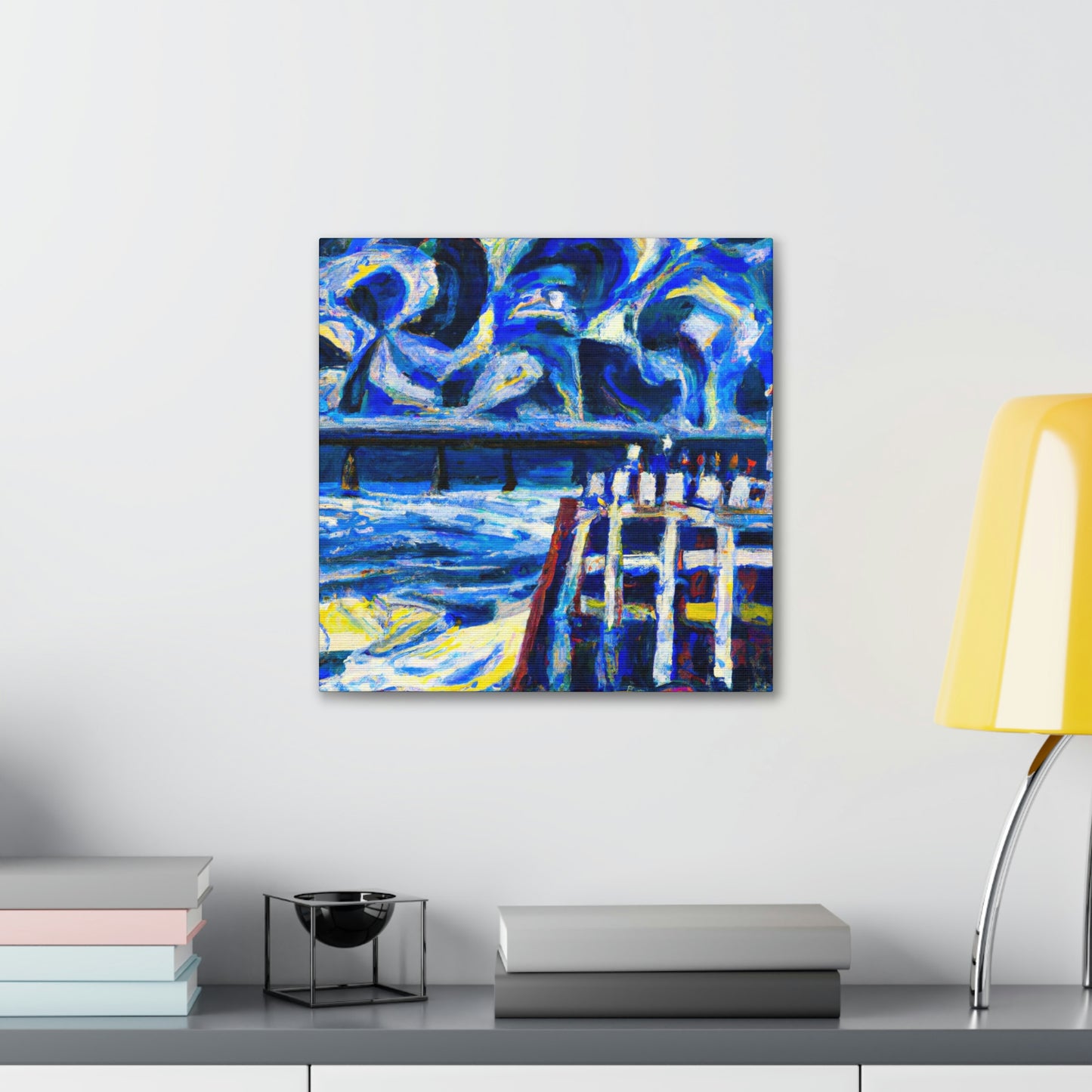 Seawall by Expressionism - Canvas