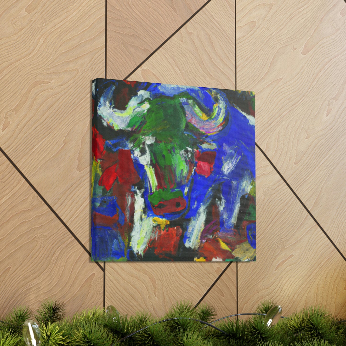 "Buffalo in Abstraction" - Canvas