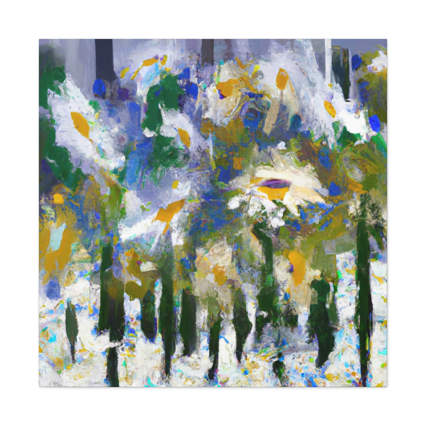 Daisy in Abstraction - Canvas