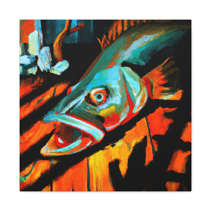 Walleye in Expressionism - Canvas