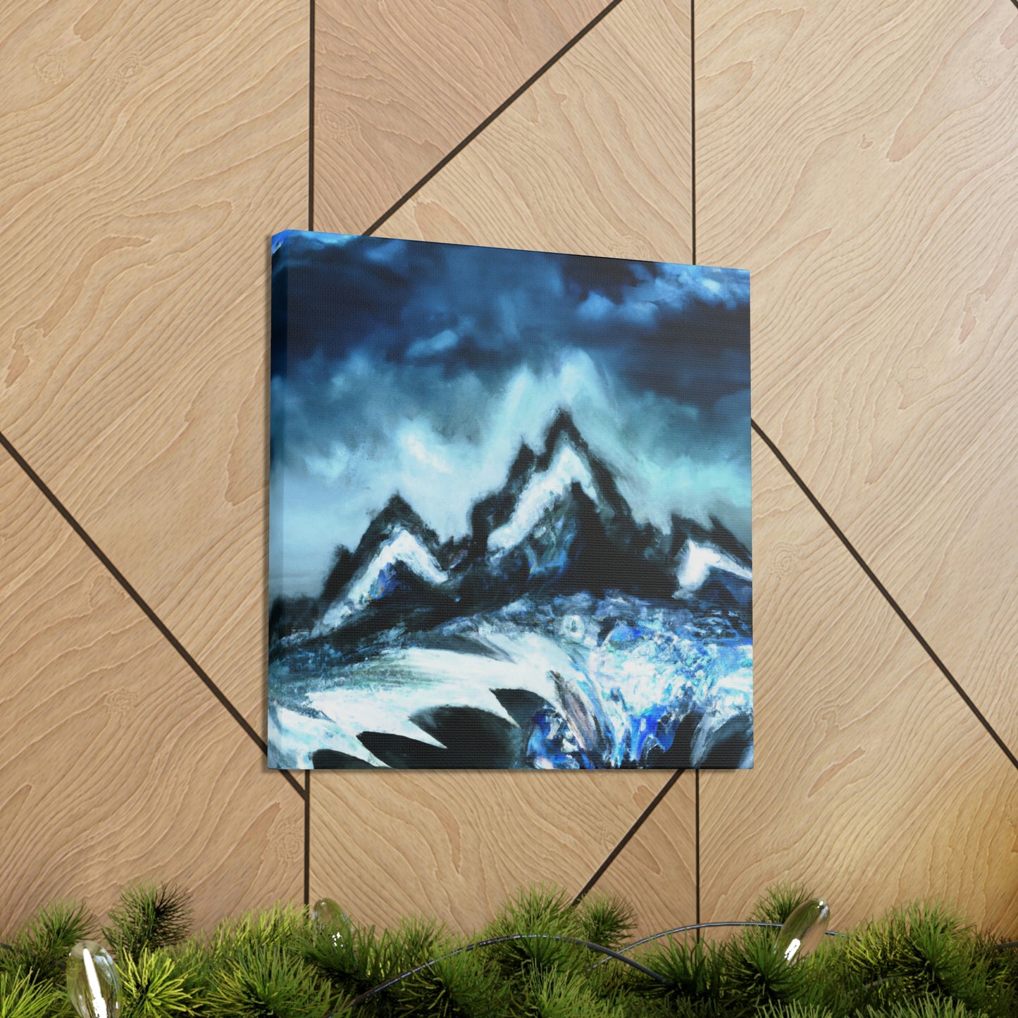 "Snowy Mountain Majesty" - Canvas