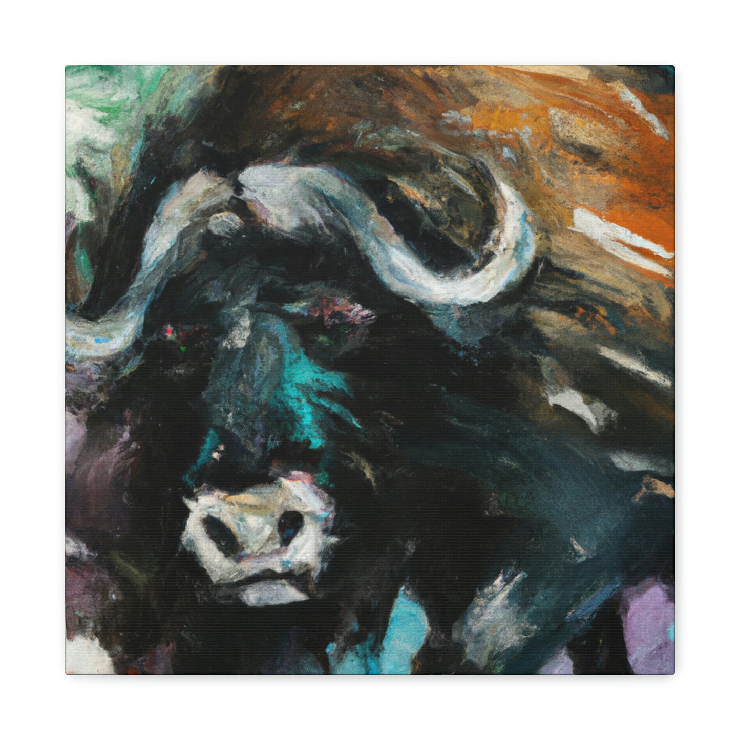 "Musk Ox Expressionism" - Canvas