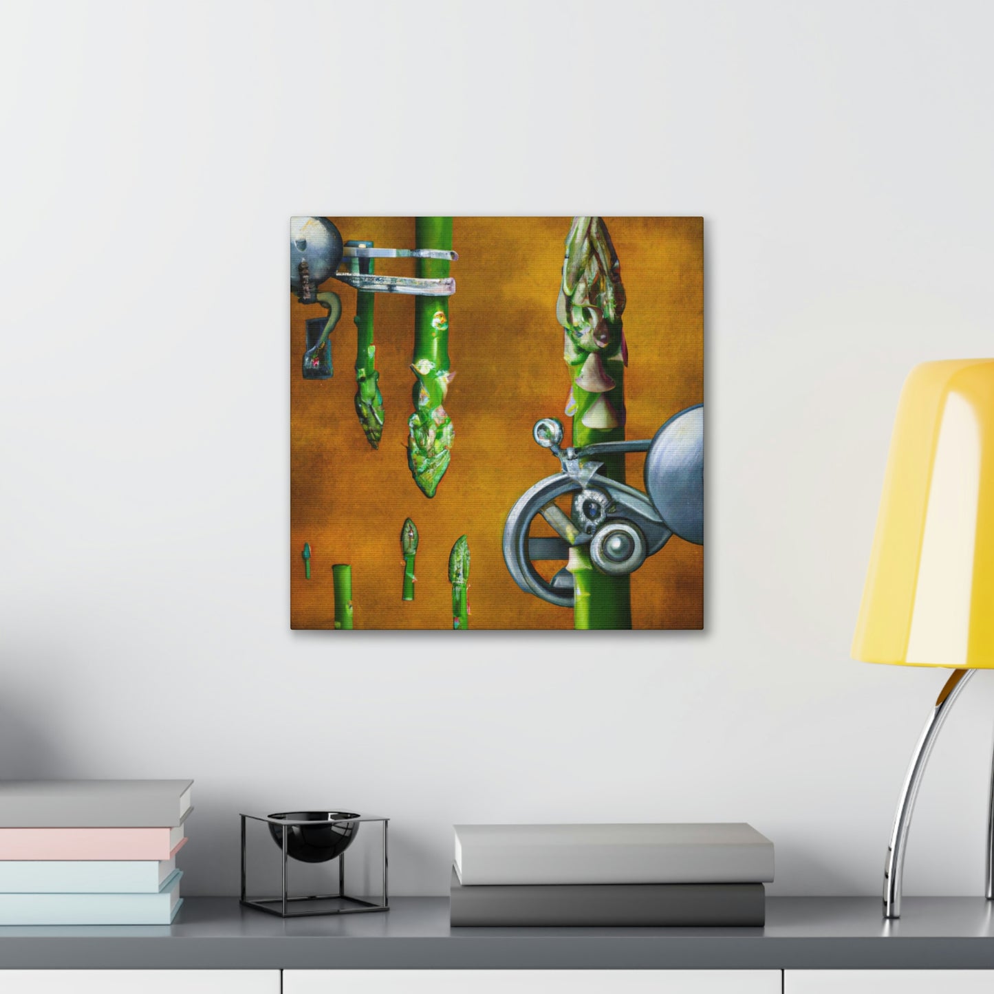 Asparagus in Steampunk - Canvas