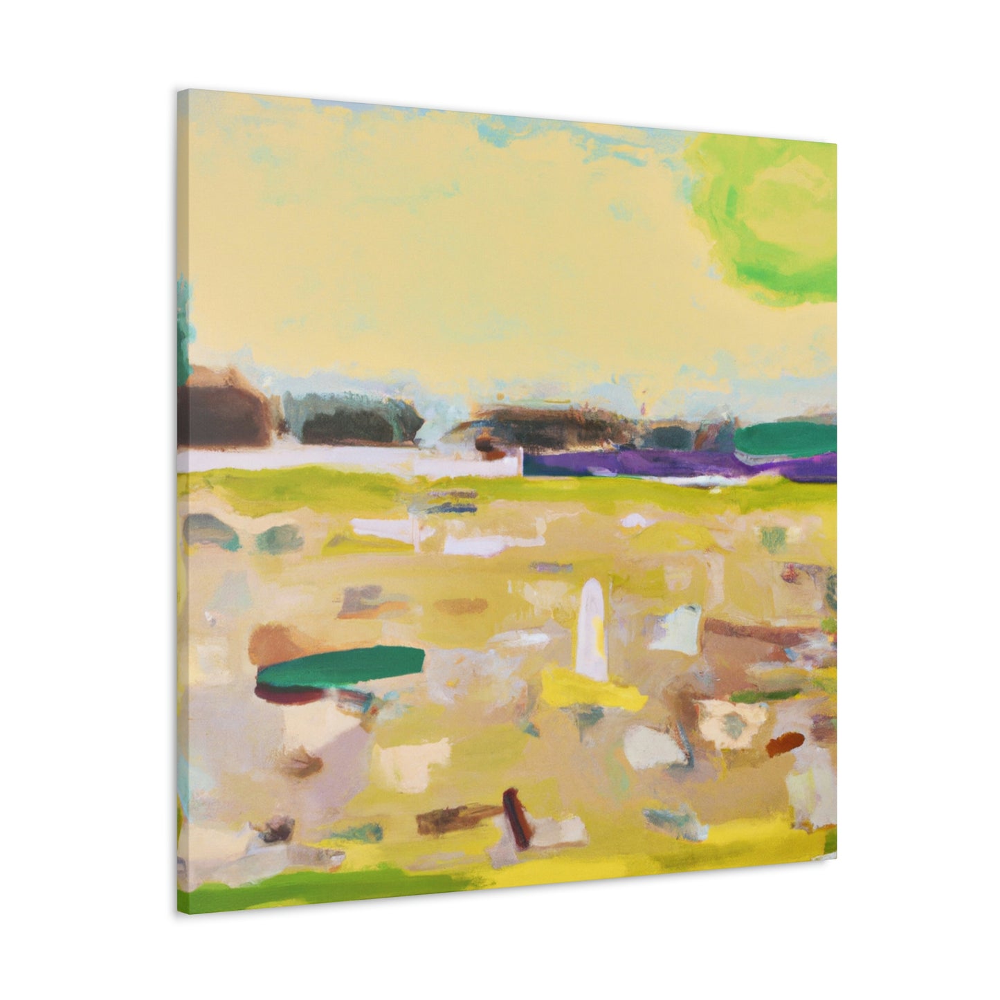 Bay Blissful Abstraction - Canvas