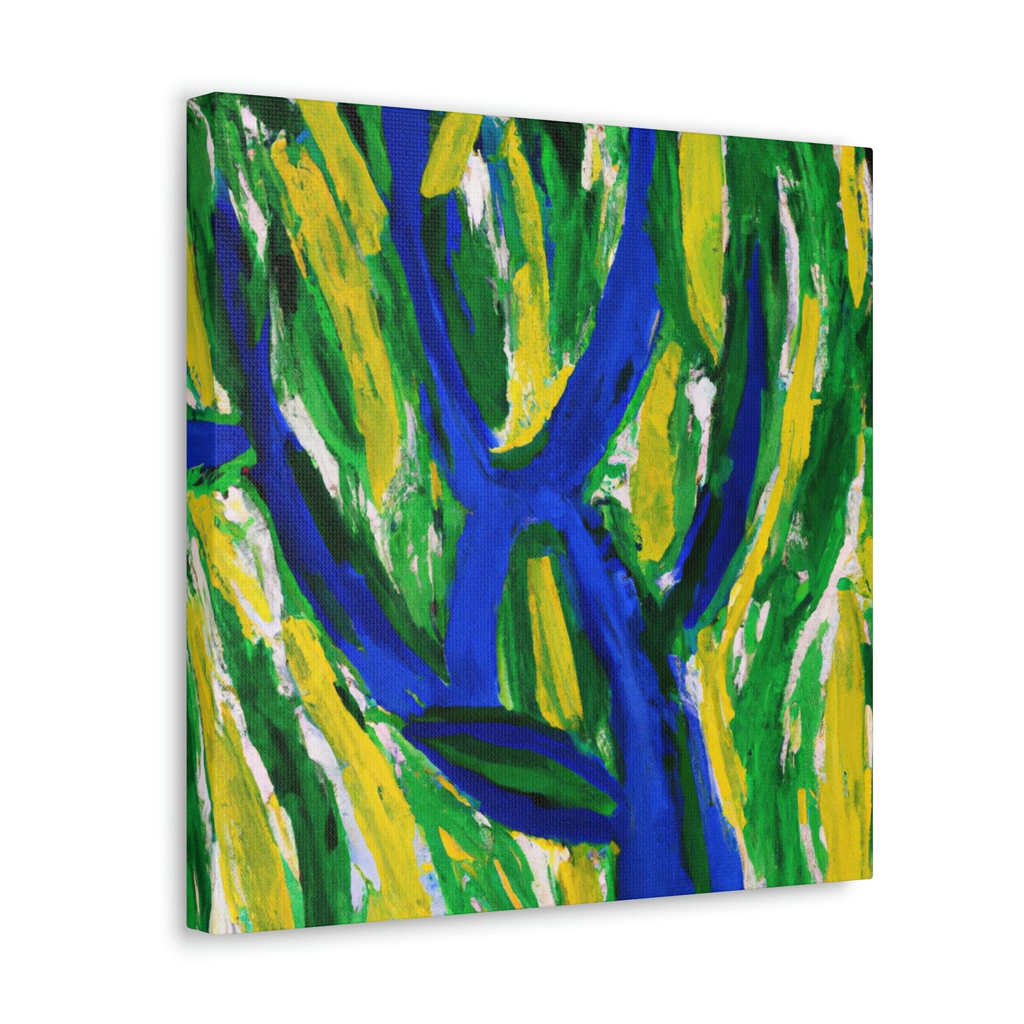 "Willow Tree in Moonlight" - Canvas