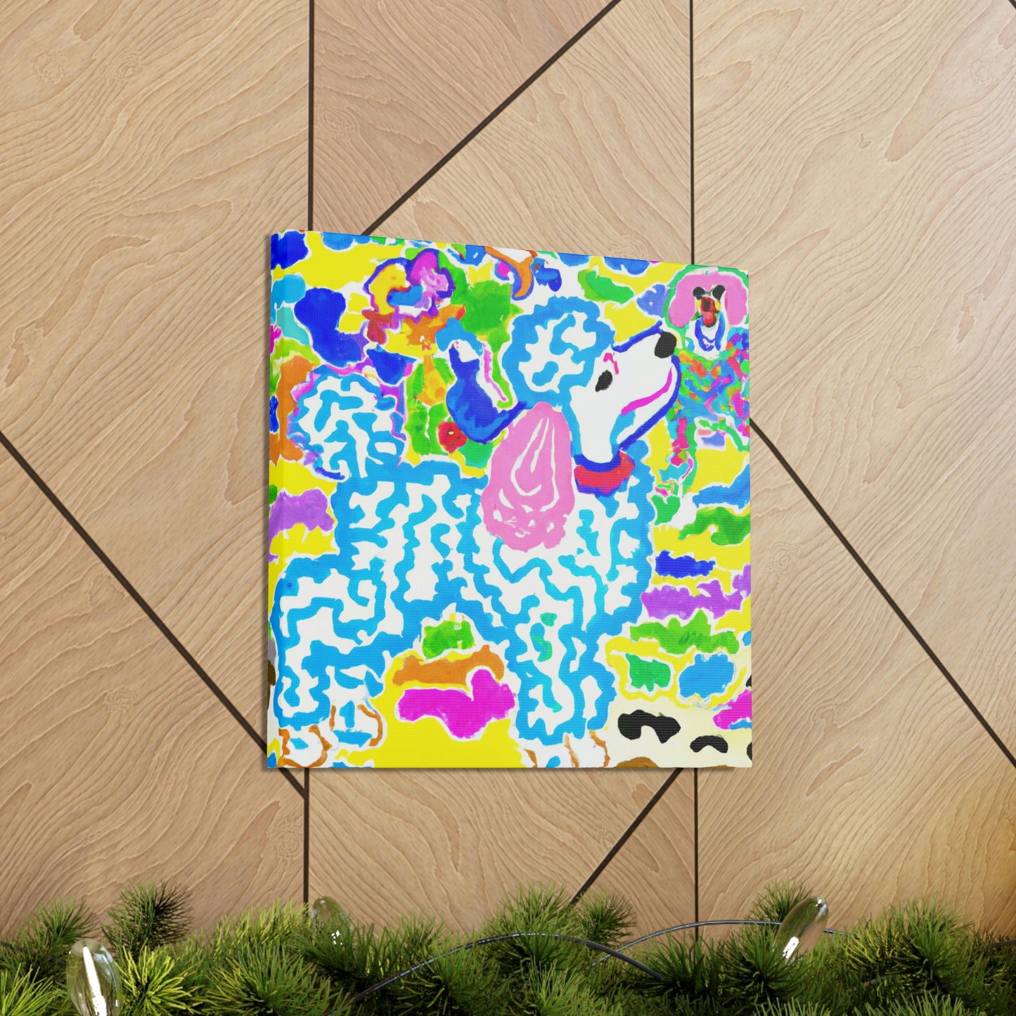 Poodle in Baroque Style - Canvas