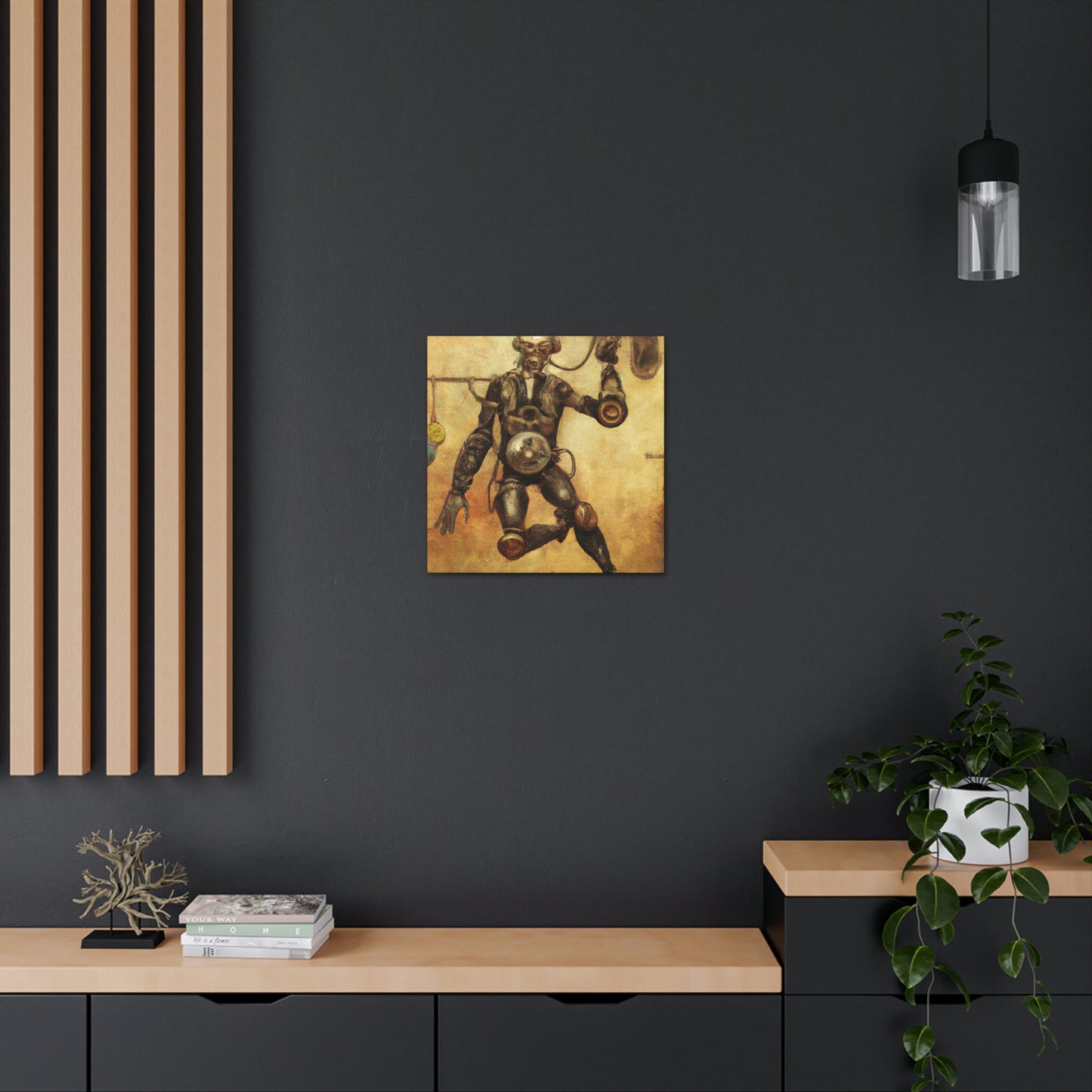 "Martial Arts Steampunk Mastery" - Canvas