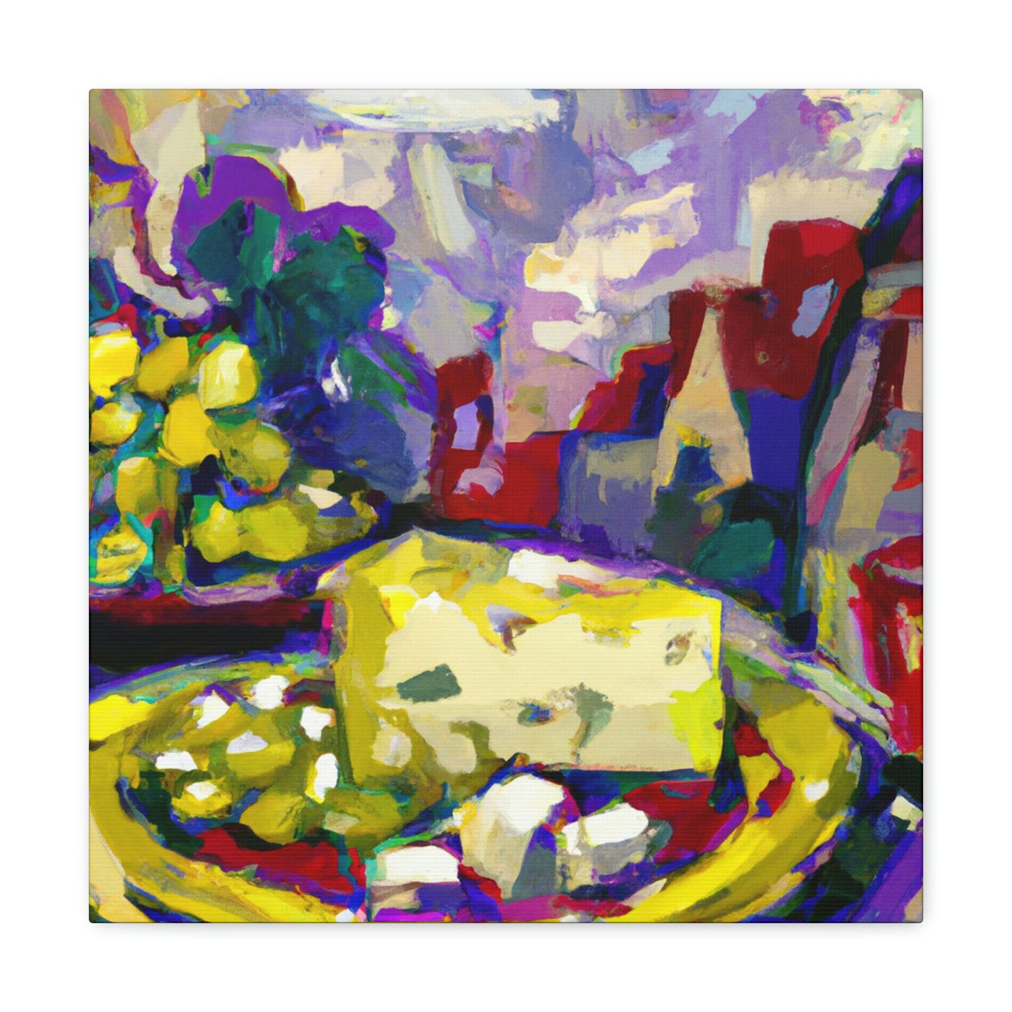 Cheese and Grapes Abound - Canvas