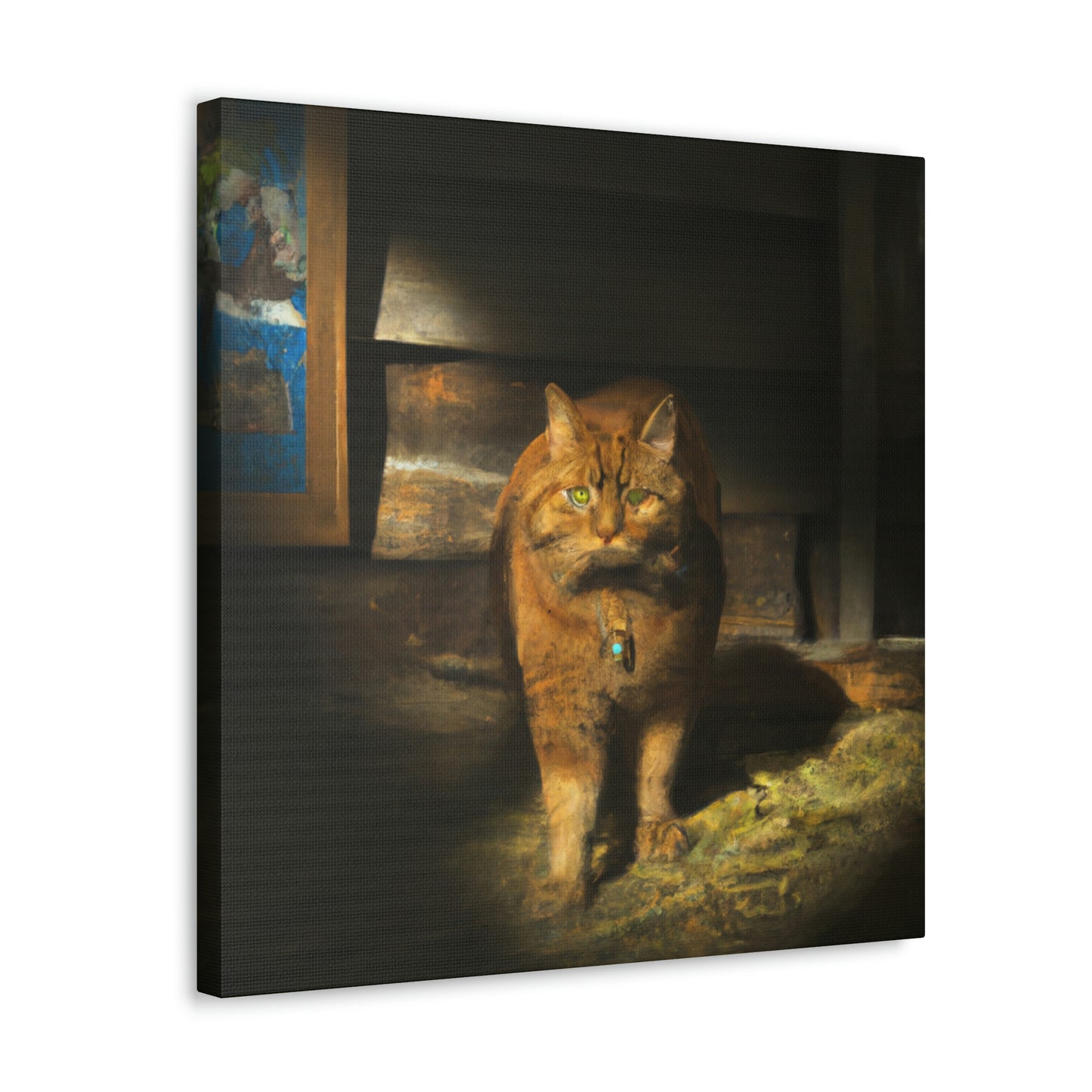 Purr of the Barn - Canvas