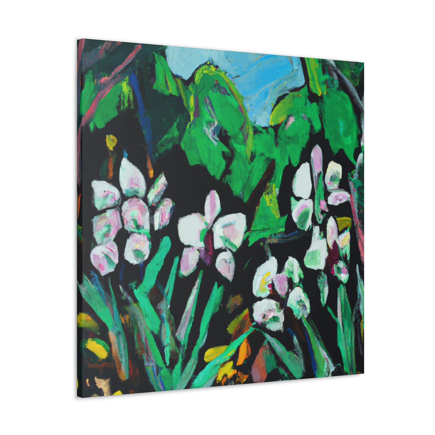 "Orchid in Moonlight Dreaming" - Canvas