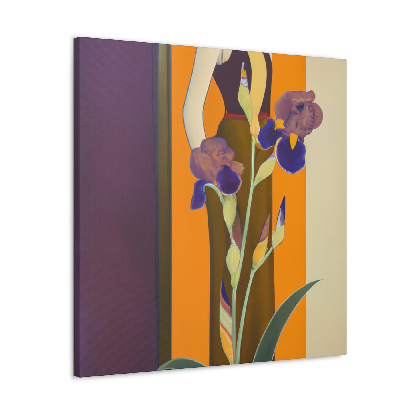 Iris in Splendor Glows - Canvas