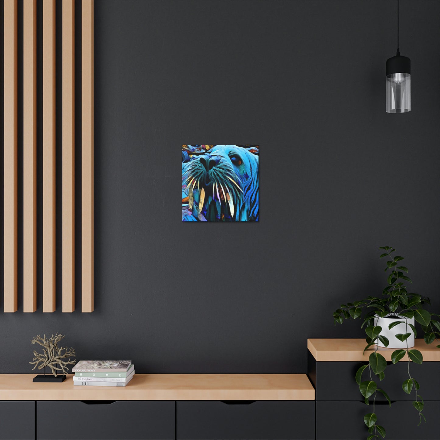 Walrus on a Wave - Canvas