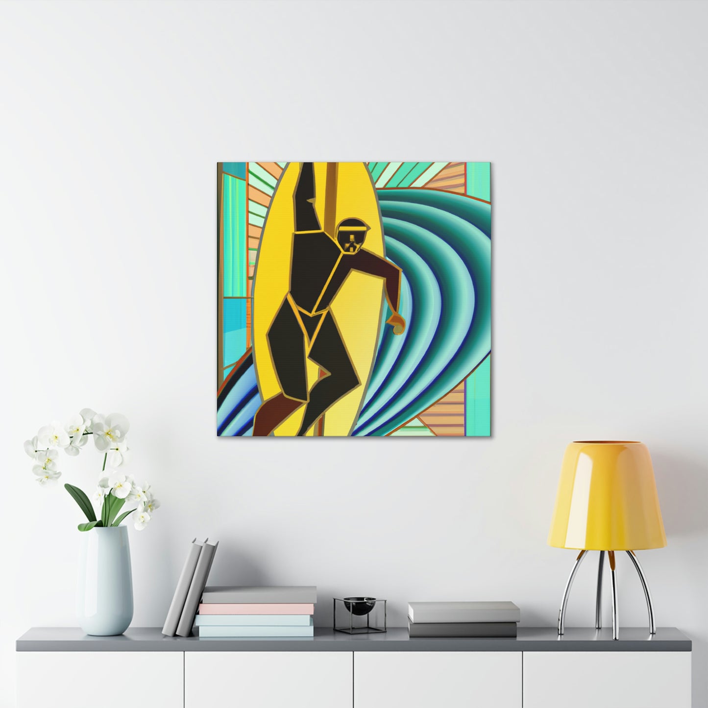 "Surfing the Jazz Age" - Canvas