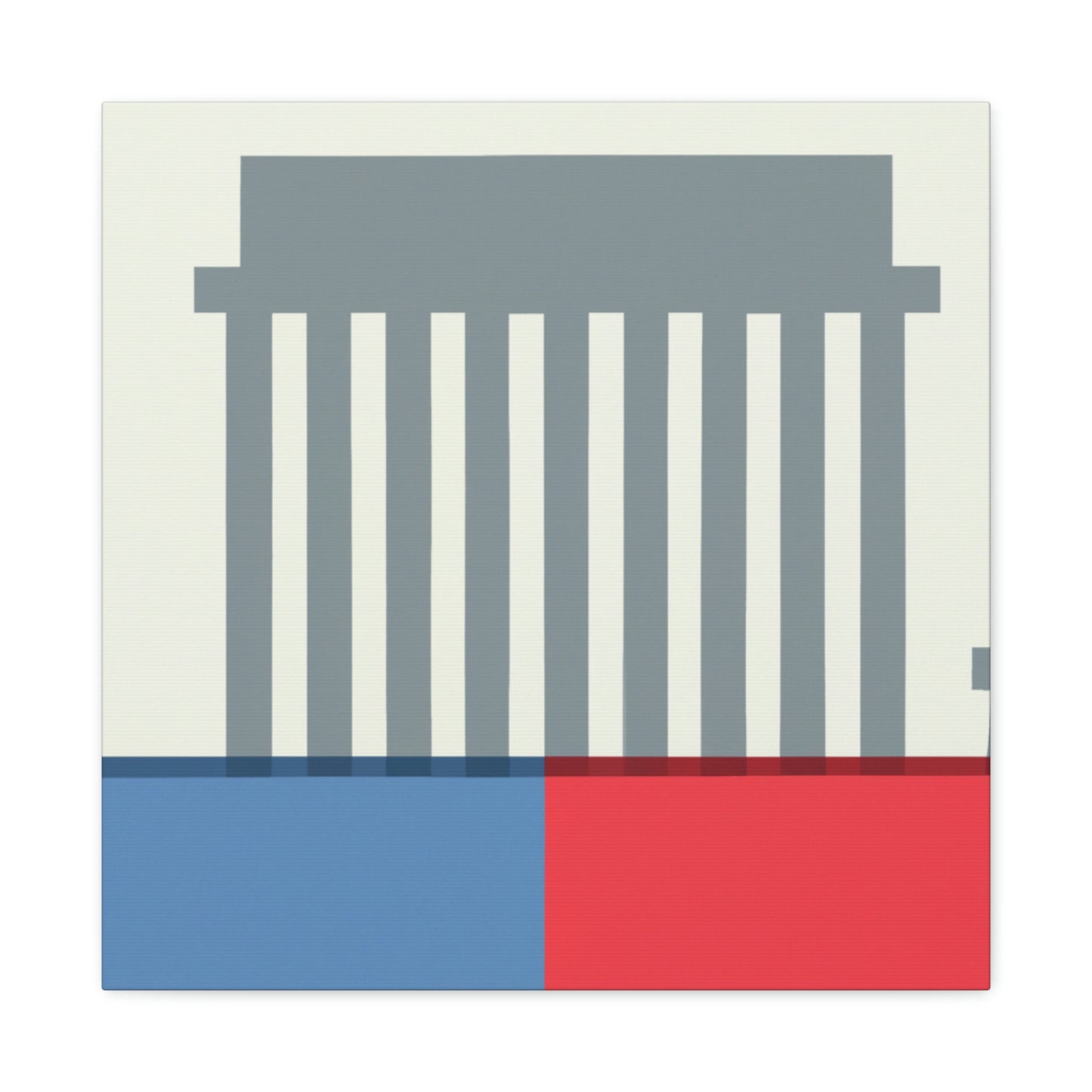 Lincoln Memorial Simplicity - Canvas