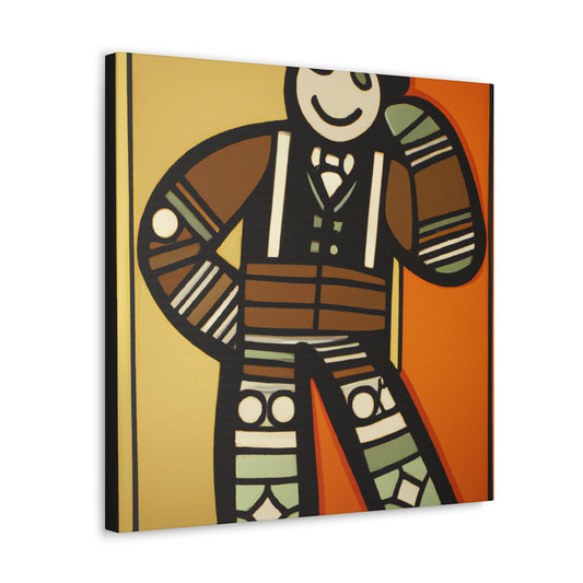 "Gingerbread Man Glistening" - Canvas