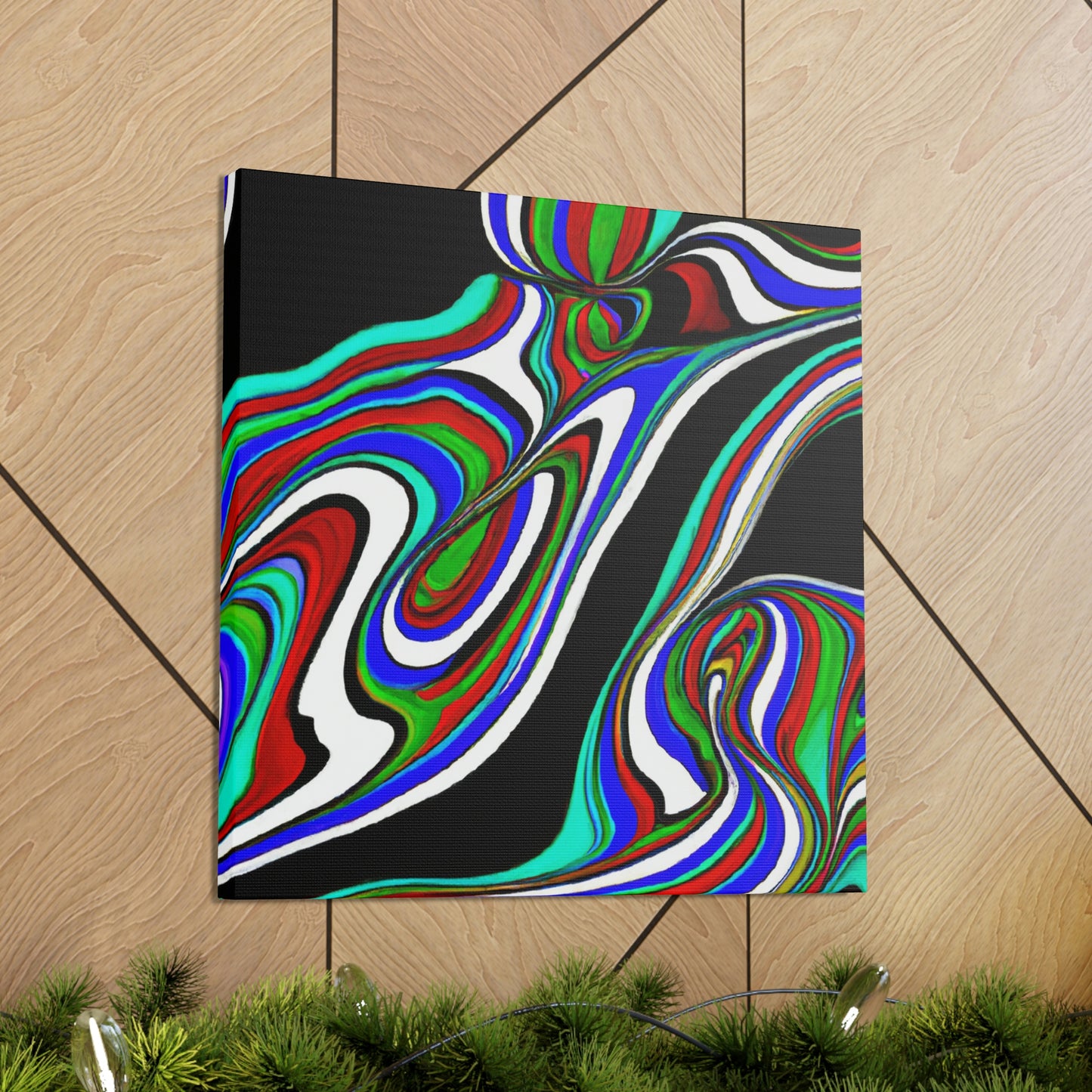 "Serenely Swirling Whorls" - Canvas