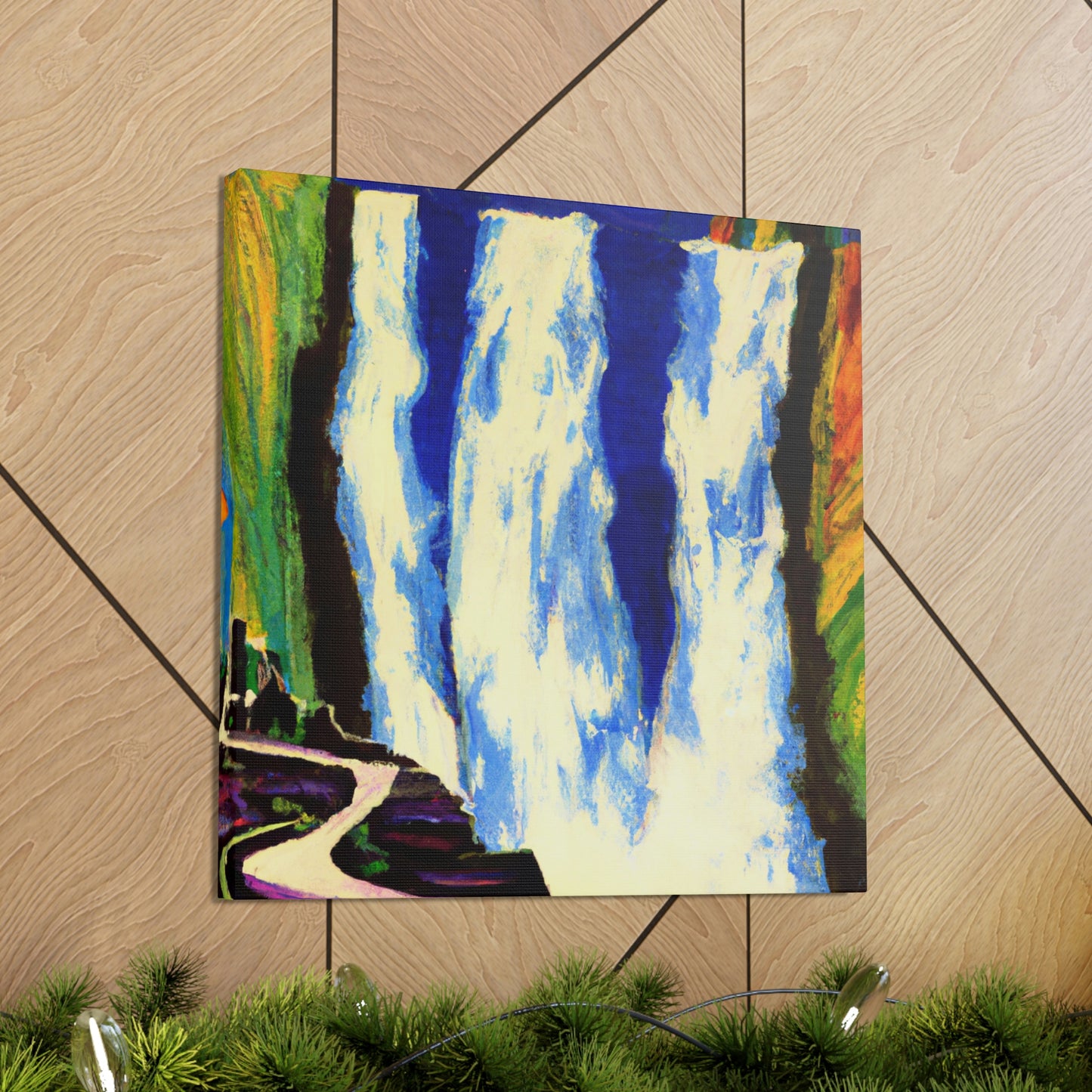 Thundering Water Plunge - Canvas