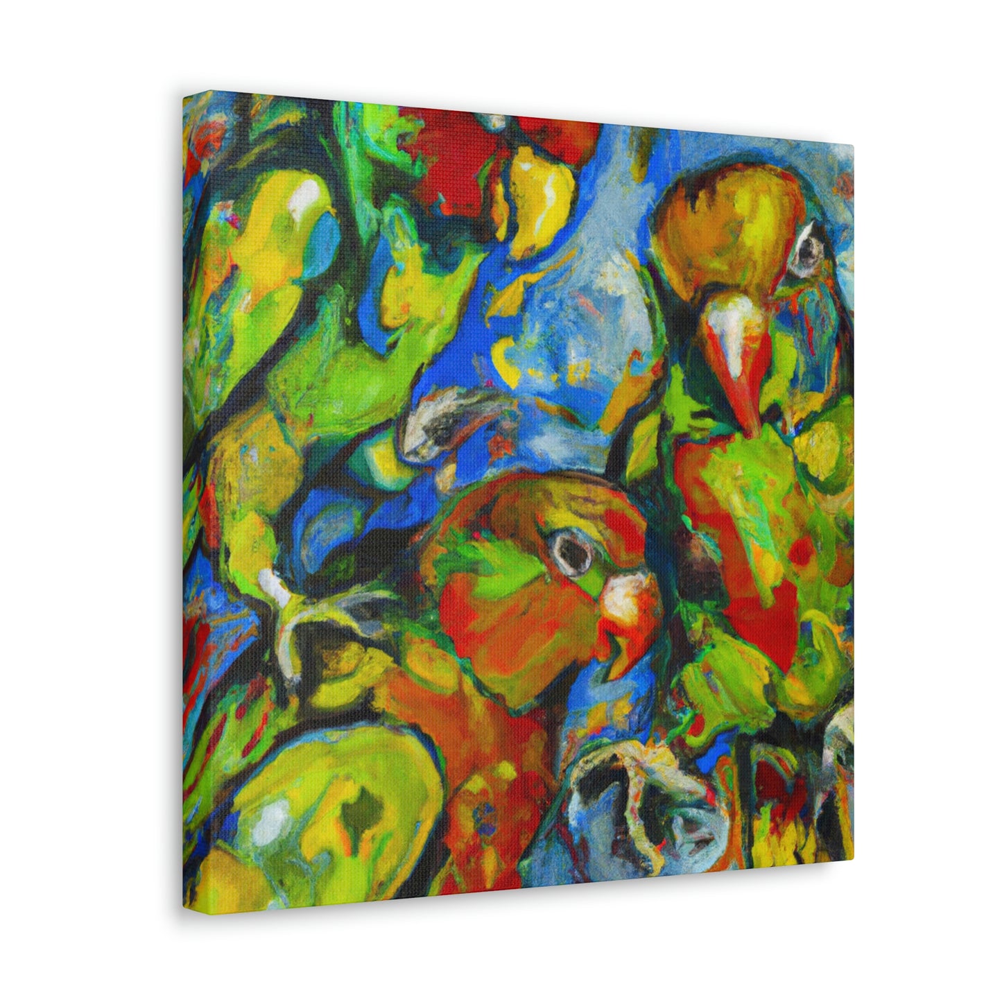 "Conures in a Dreamscape" - Canvas