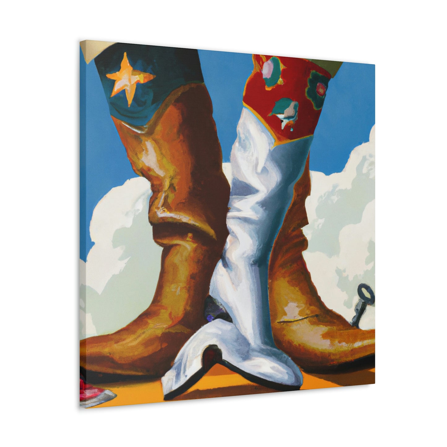 "Boots in a Dreamscape" - Canvas