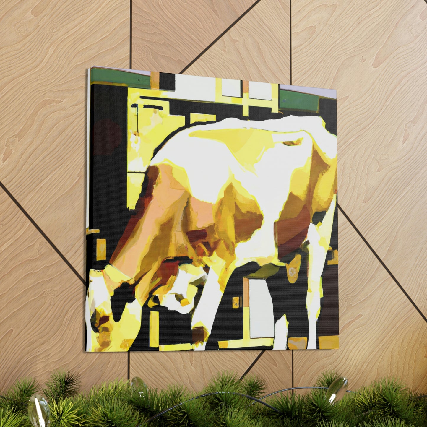 "Jersey Cow in Jazz." - Canvas