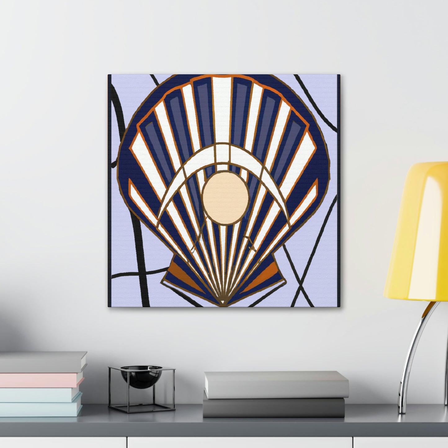 Shimmering Clam Reflection - Canvas