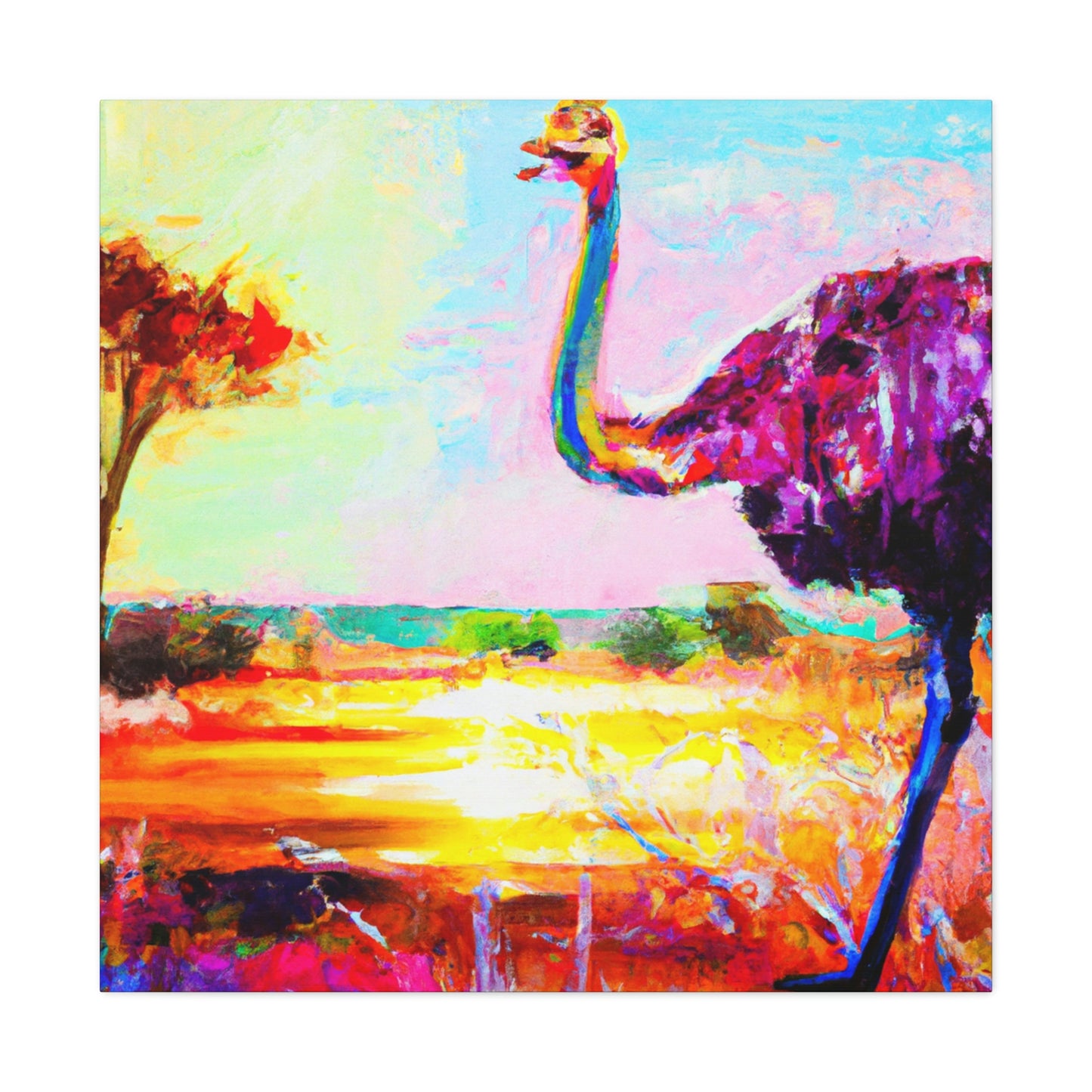 Ostrich in Utopia - Canvas