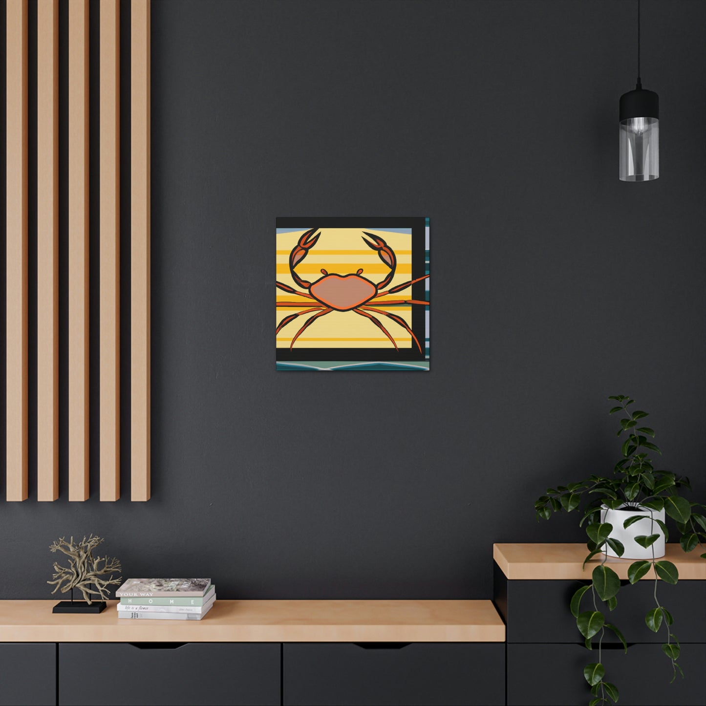 Crab in DecoGlamour - Canvas