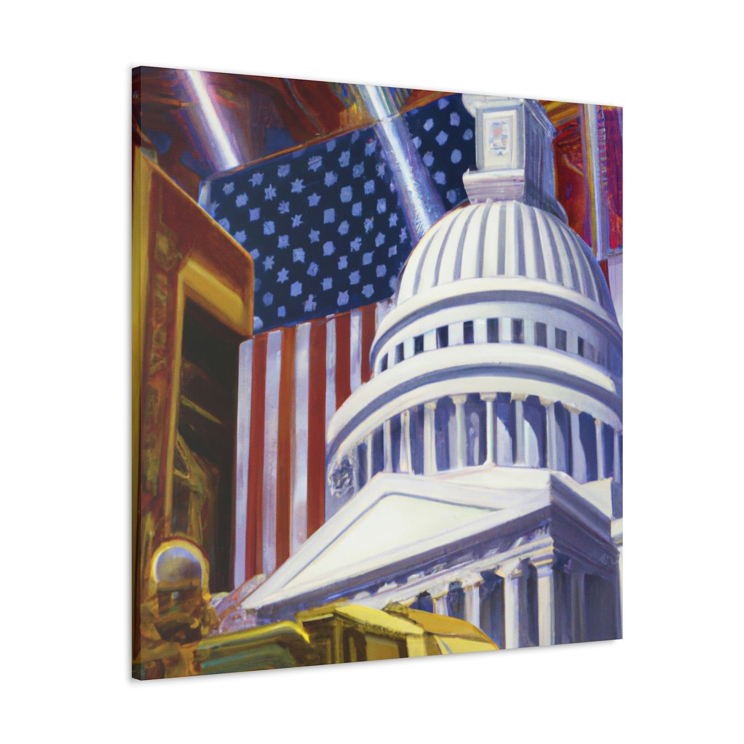 "Independence Hall Triumphant" - Canvas