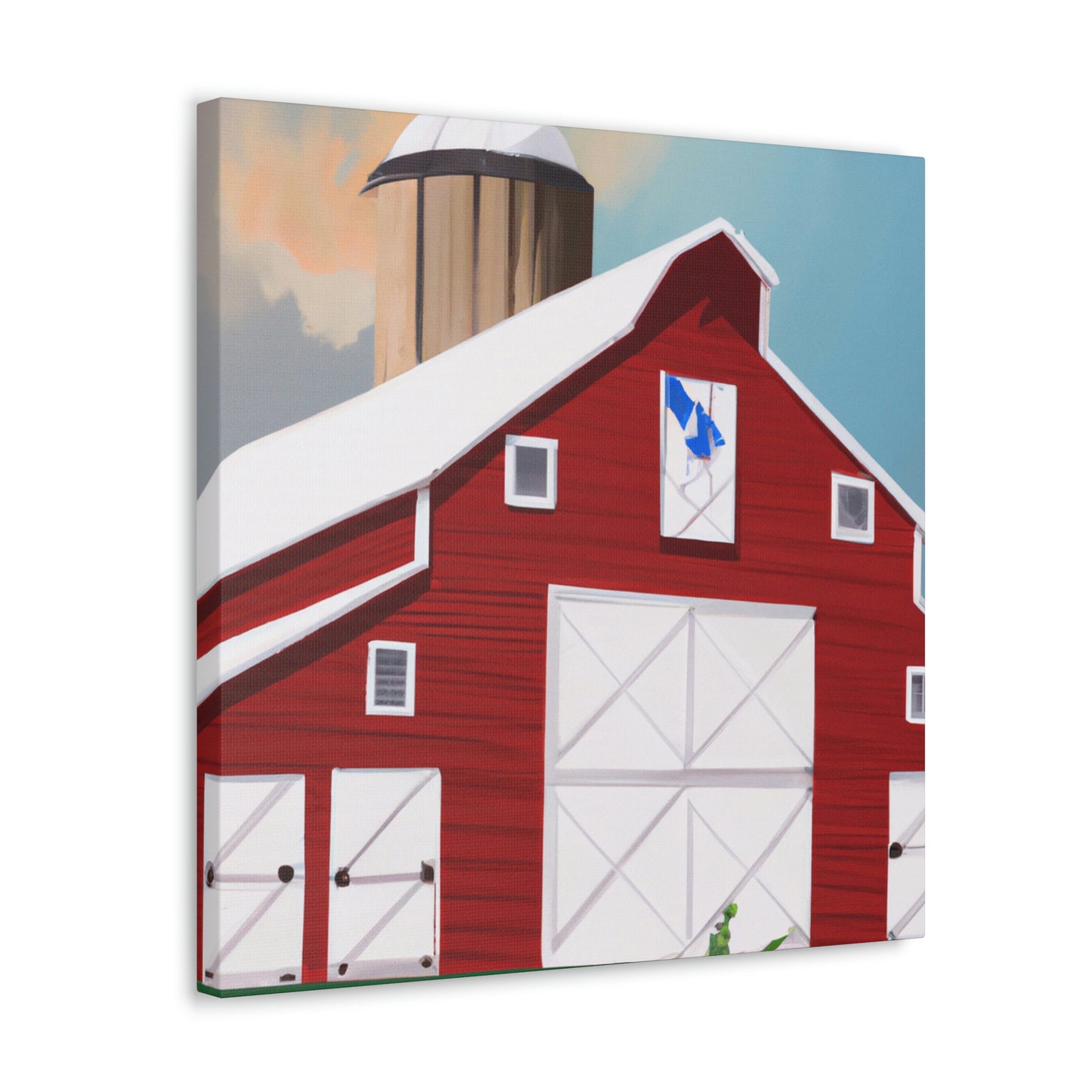 "Barn of Shining Gold" - Canvas