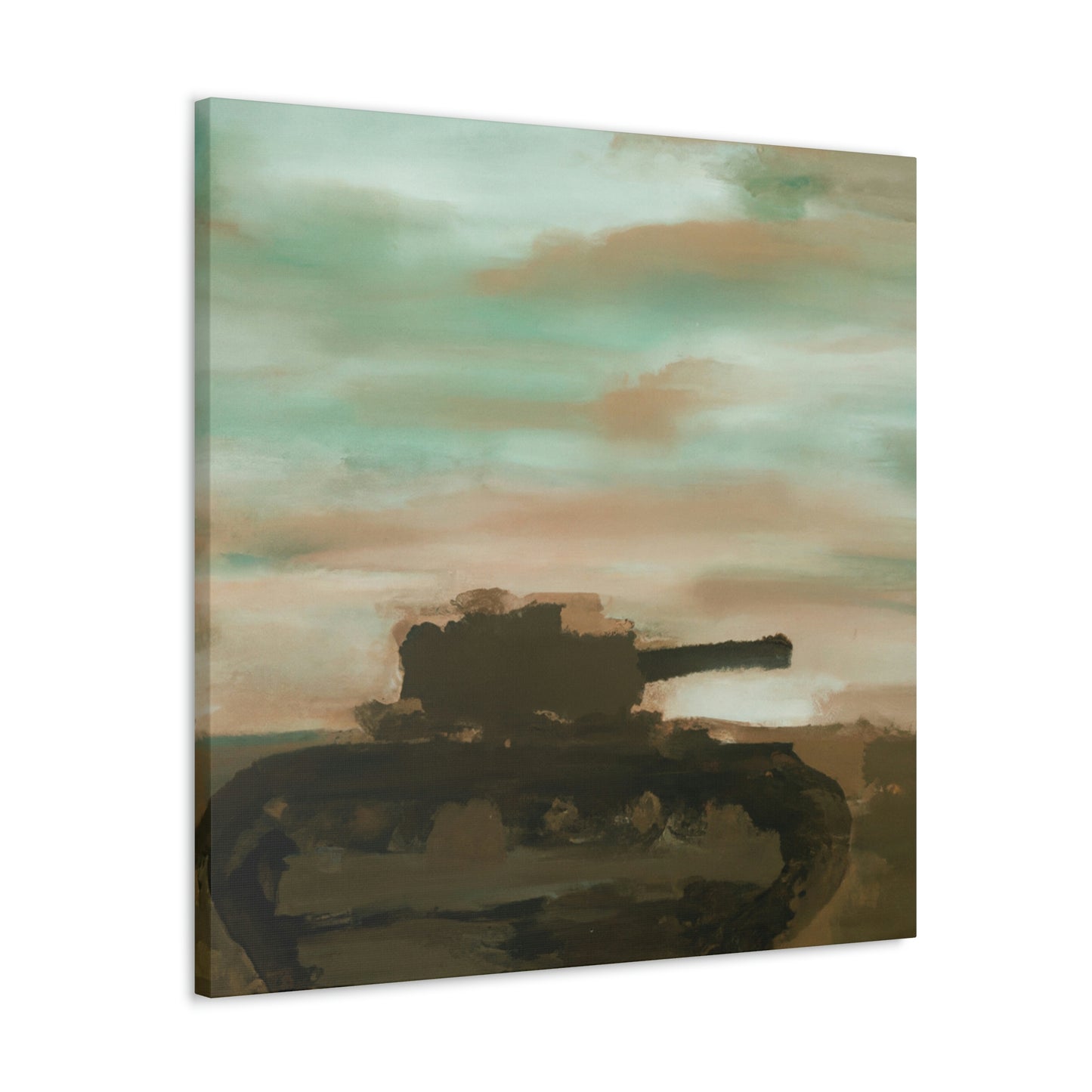 Tank in Abstract Form - Canvas