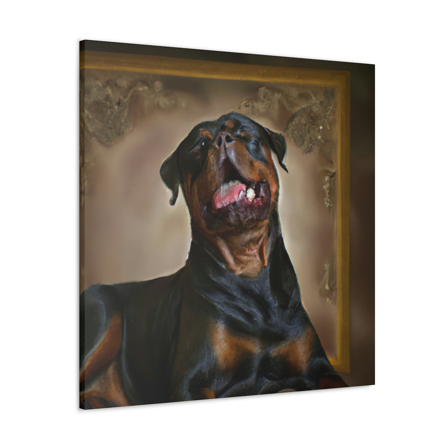 Rottweiler in Baroque - Canvas