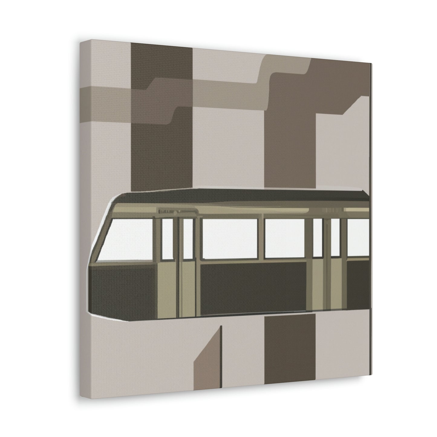 "Subway Journey in Deco" - Canvas