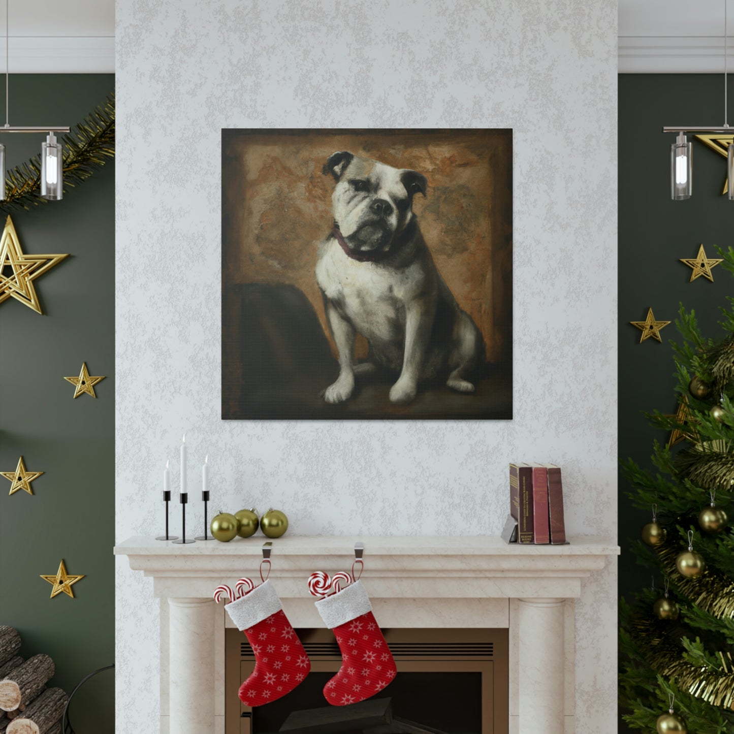 "Bulldog of Baroque" - Canvas