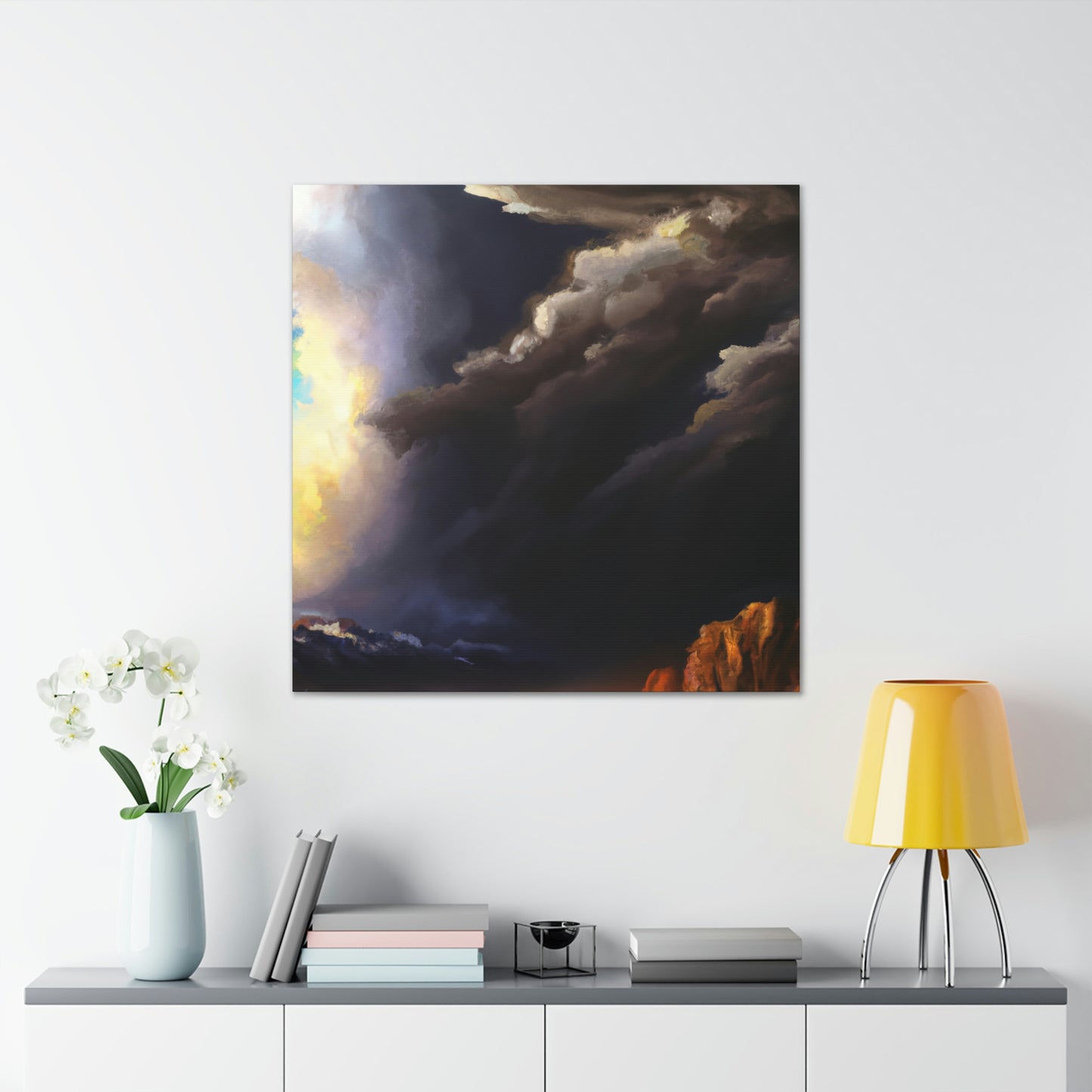 "Stormy Weather Ahead" - Canvas