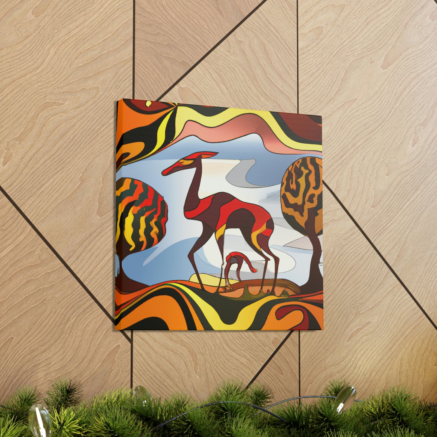 "Antelope in Art Deco" - Canvas