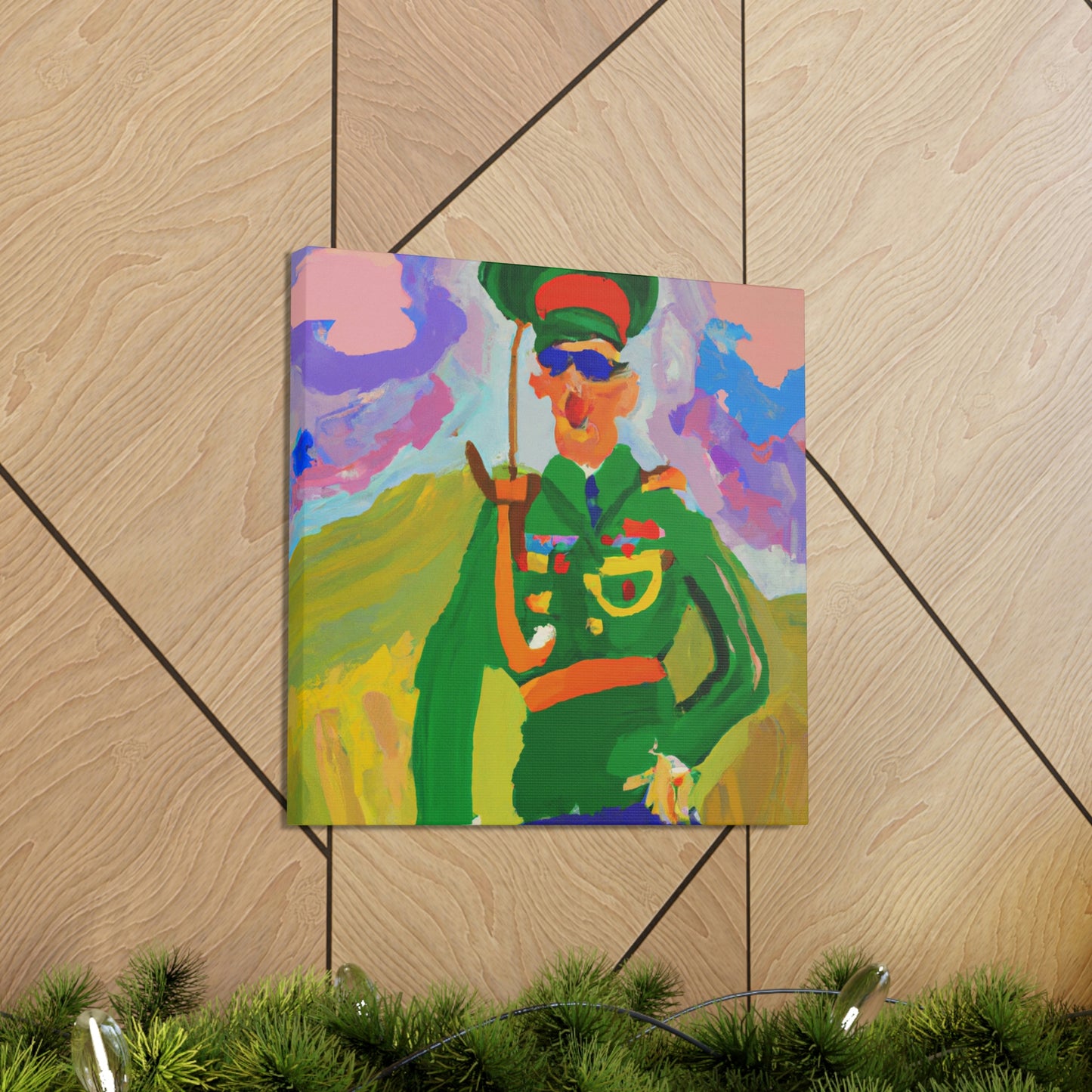 "Artilleryman in Fauvism" - Canvas