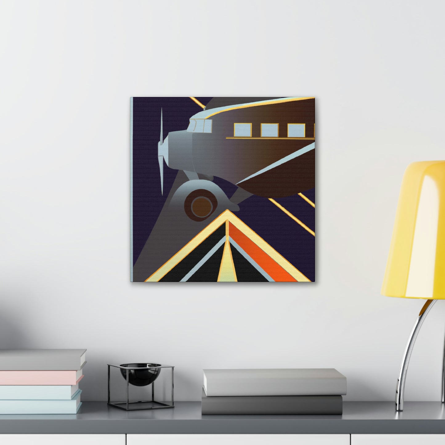 "Aerial Art Deco Dream" - Canvas