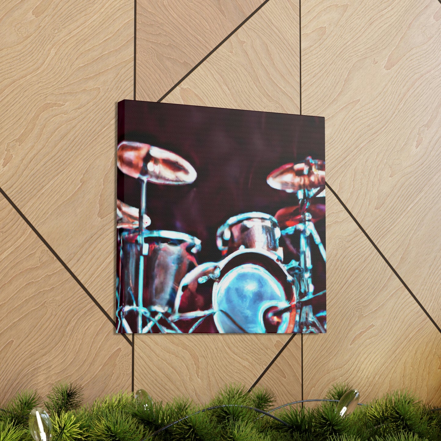 "Rock the Drum Set" - Canvas