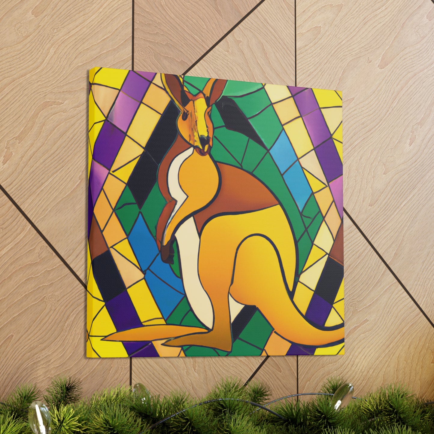 "Wallaby in Regalia" - Canvas