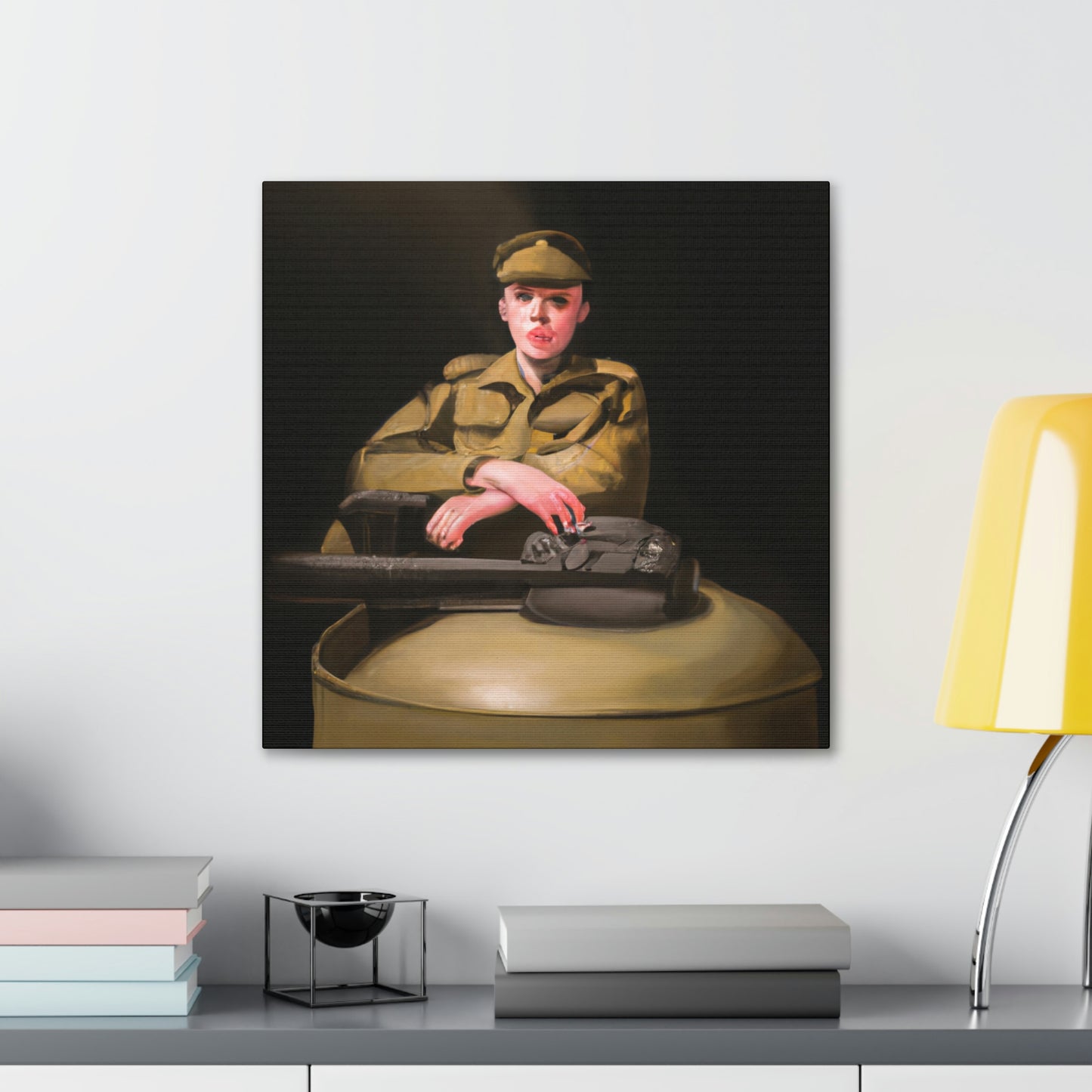 "Tank Operator's Dreamscape" - Canvas