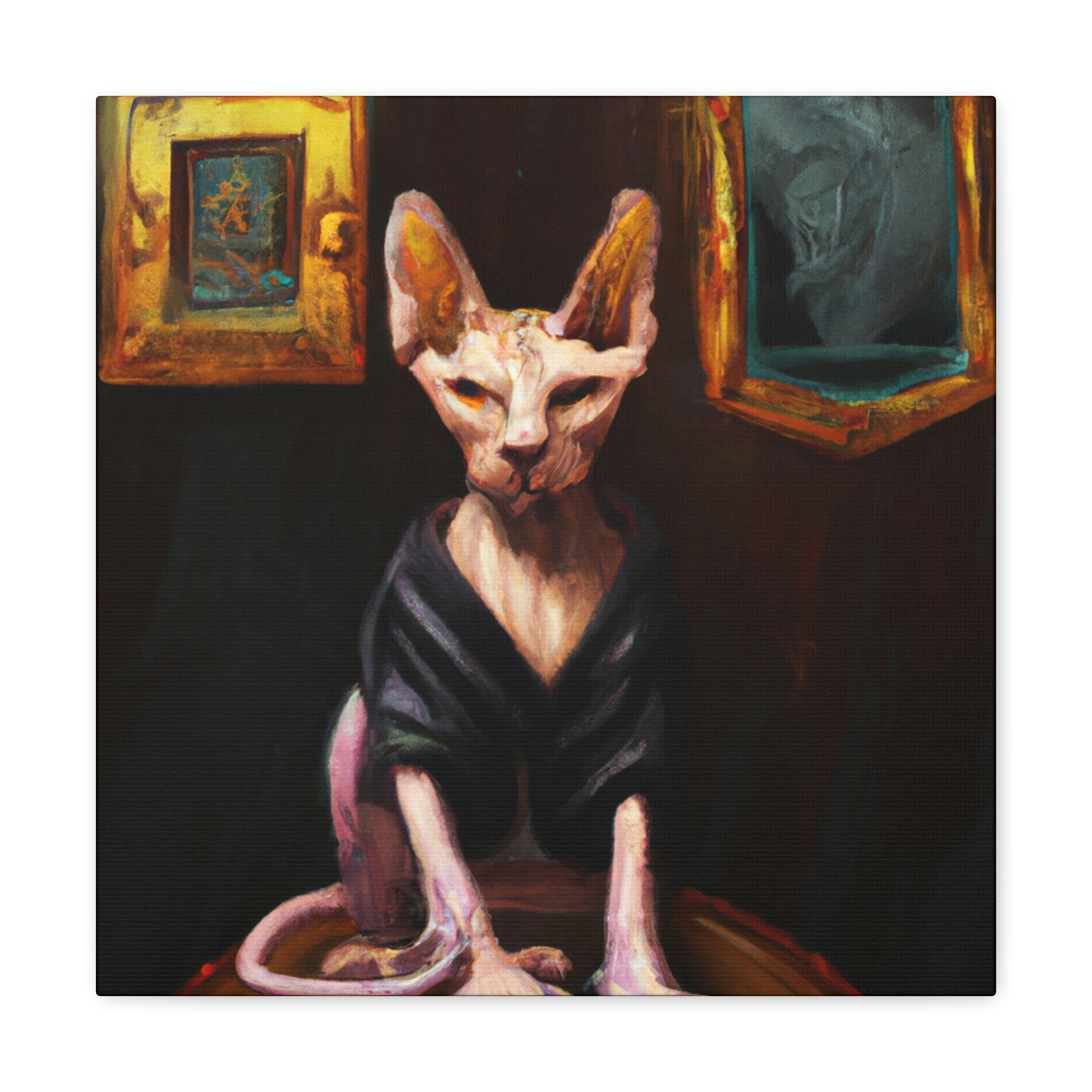 Sphynx in Rococo - Canvas