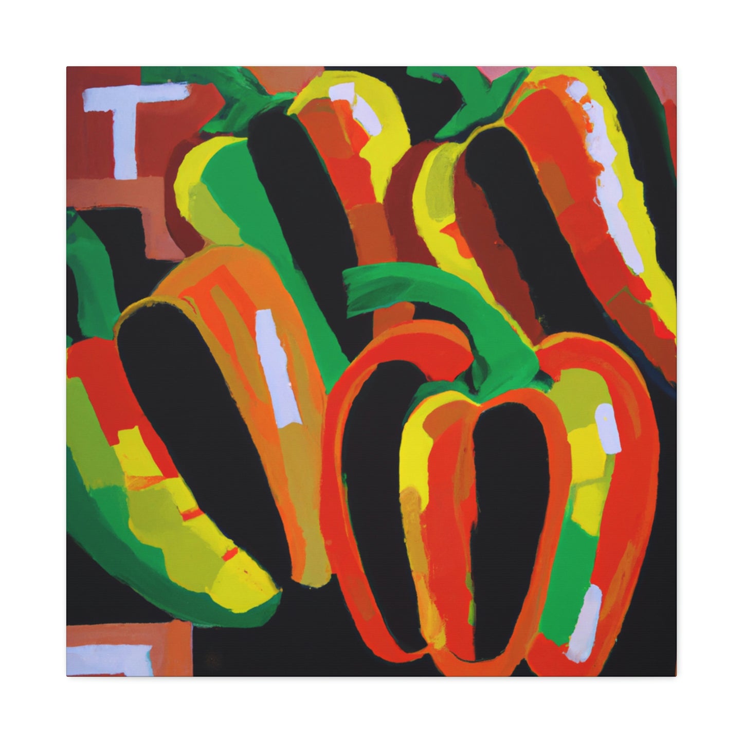 "Peppers of the Jazz Age" - Canvas