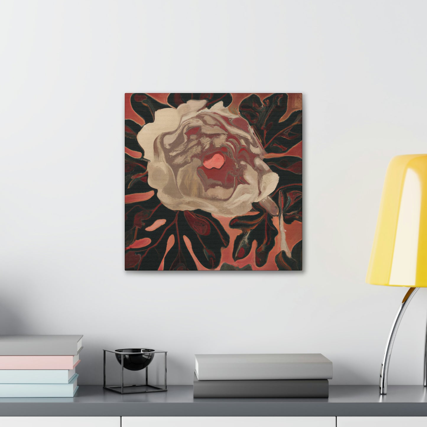 "Peony in Petals" - Canvas