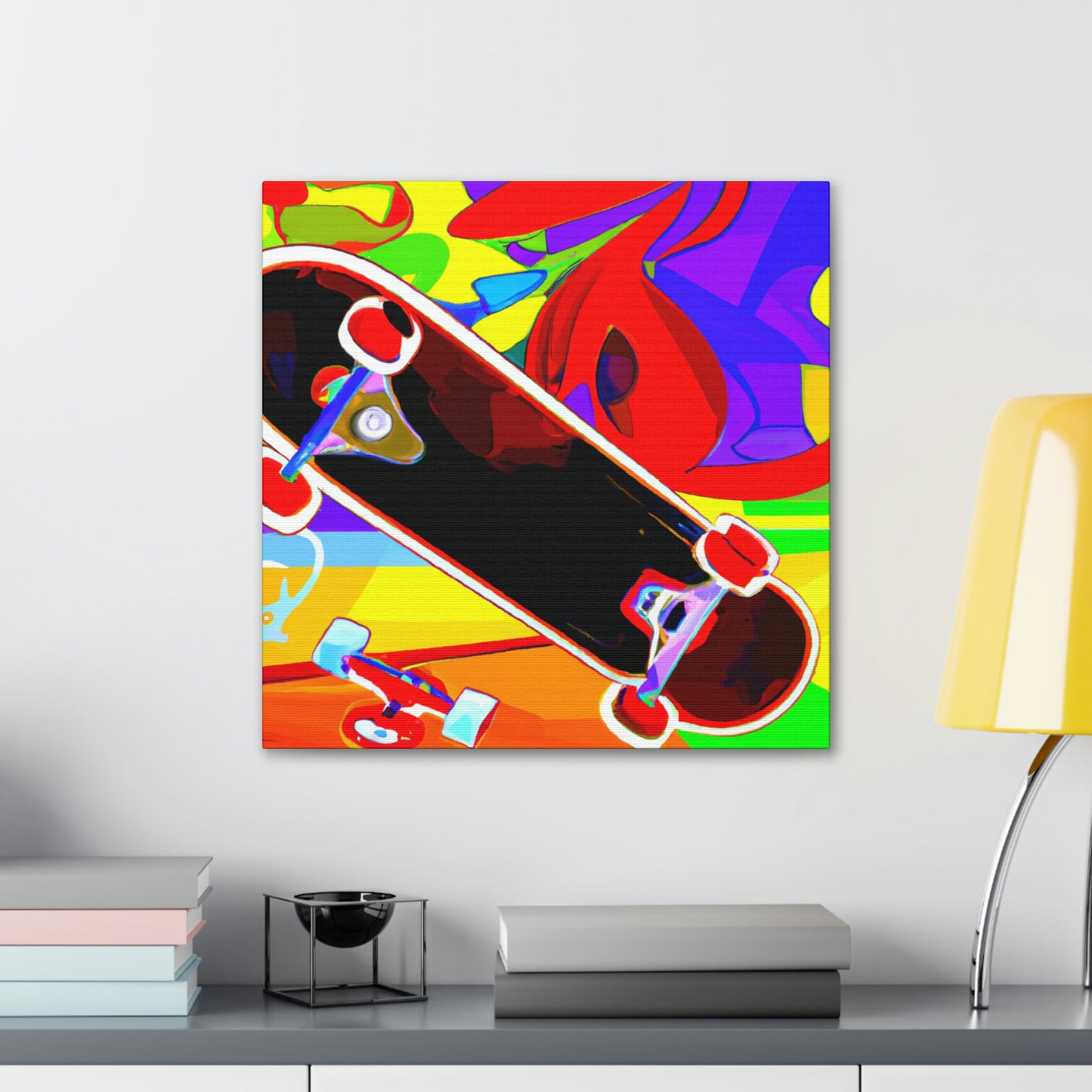 Skateboarding Expressionism - Canvas