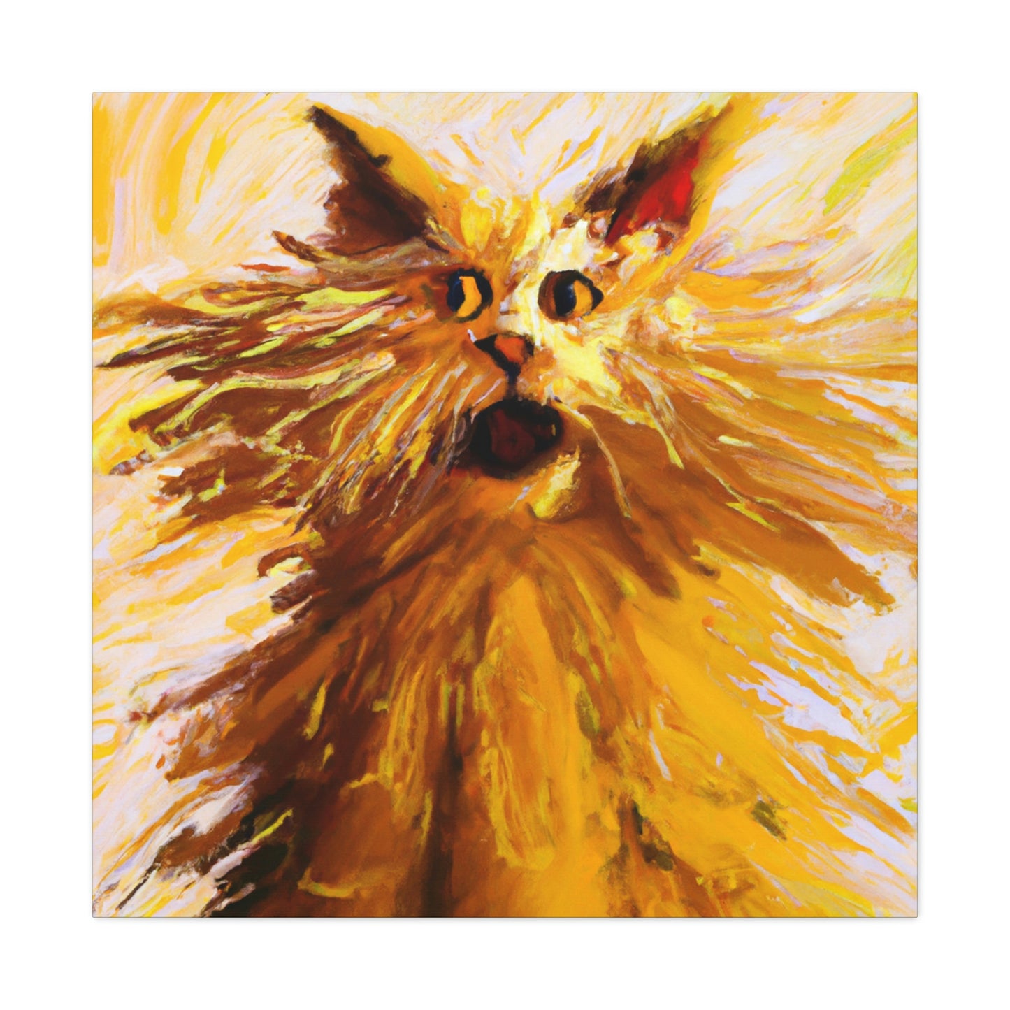 Maine Coon Awe. - Canvas